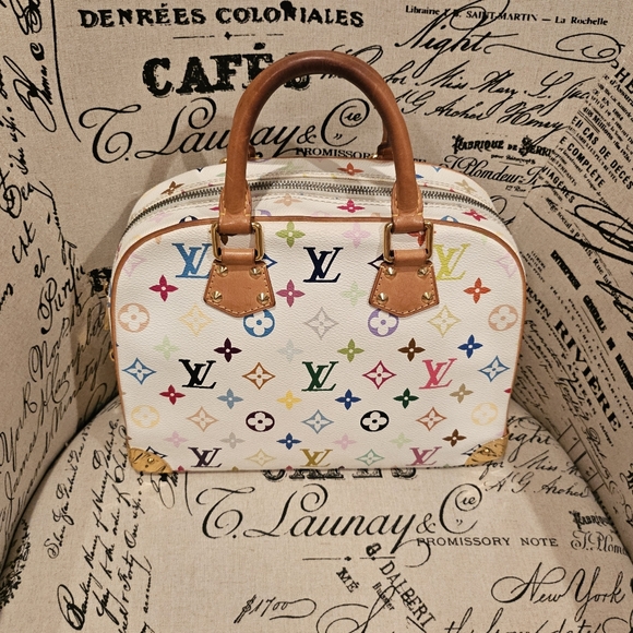 Louis Vuitton Trouville Handbag Multicolor Monogram - Picture 2 of 16